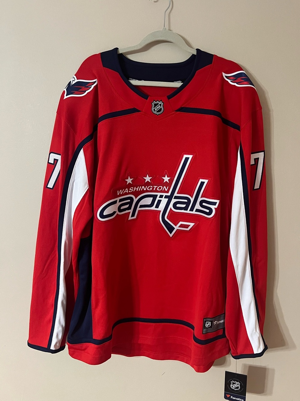 Men's Washington Capitals TJ Oshie Fanatics Red Home Premium Jersey — new 2xl